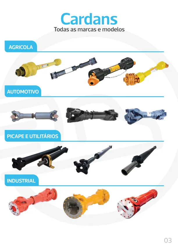 Eixo cardan completo para caminhão - RC CARDANS