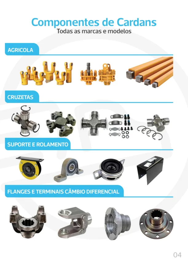 Suporte eixo cardan central rolamento linha pesada caminhão - RC CARDANS